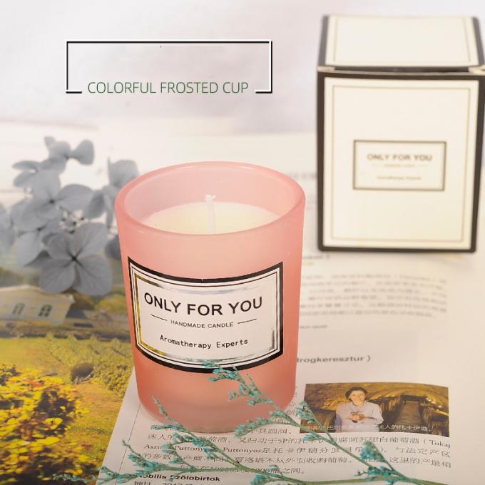 Vela Scented de relaxamento altamente Scented duradouro dos homens do vidro durável sem fumaça Eco-amigável por atacado