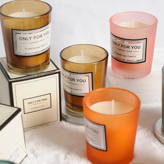 Vela Scented de relaxamento altamente Scented duradouro dos homens do vidro durável sem fumaça Eco-amigável por atacado