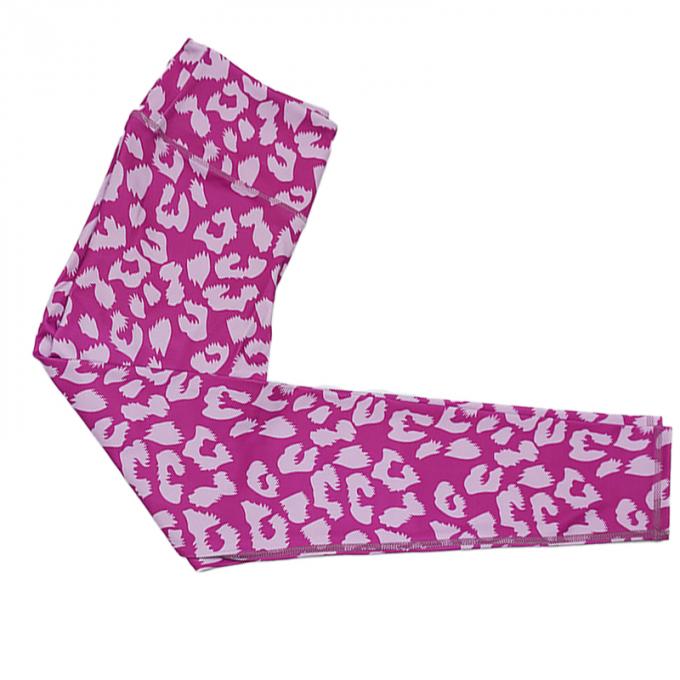 Equipamento do exercício de Logo Women feito sob encomenda caneleiras sem emenda da ioga de 2 partes com roupa 
