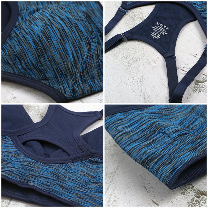 A Rápido-secagem contínua à prova de choque de Wicking do roupa interior da aptidão superior das camisas dos sutiãs dos esportes projeta o sutiã dos esportes de Crossfit