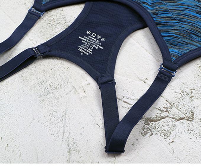 A Rápido-secagem contínua à prova de choque de Wicking do roupa interior da aptidão superior das camisas dos sutiãs dos esportes projeta o sutiã dos esportes de Crossfit