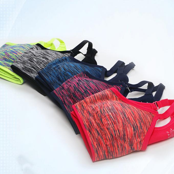 A Rápido-secagem contínua à prova de choque de Wicking do roupa interior da aptidão superior das camisas dos sutiãs dos esportes projeta o sutiã dos esportes de Crossfit