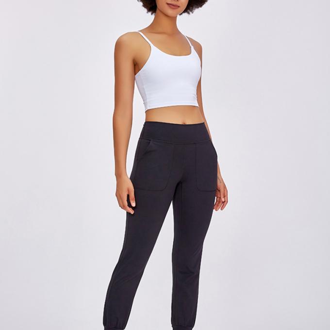 Saling quente Wirefree acolchoou das mulheres de alta qualidade de corrida do sutiã do esporte da ioga da cabeçada da forma do exercício do Gym do apoio médio as camisetas de alças