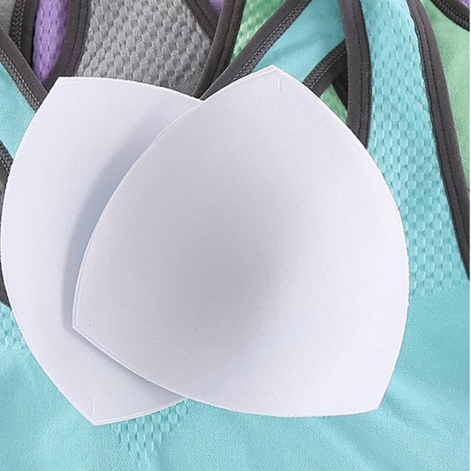 Camiseta de alças contínua à prova de choque de corrida da Rápido-secagem de Wicking do roupa interior da aptidão das mulheres do sutiã dos esportes da forma da cor de Macaron