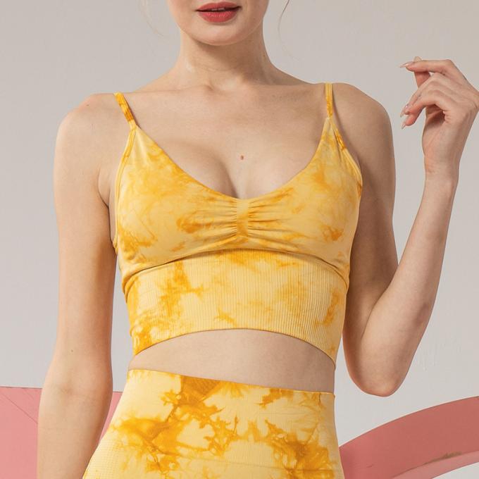 Das mulheres de corrida da camiseta de alças da ioga das camisas do exercício sem emenda quente do sutiã dos esportes do Longline de Saling camiseta de alças sem mangas das senhoras do exercício das camisetas de alças