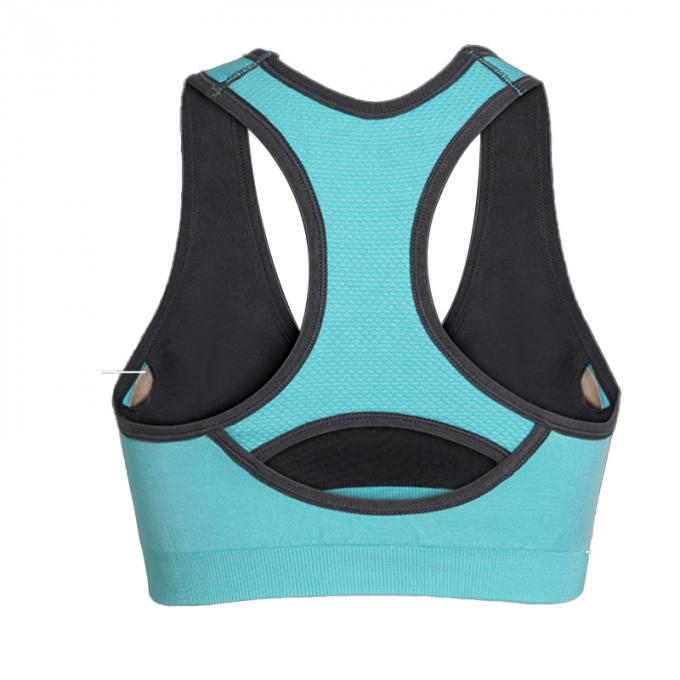 Os sutiãs por atacado dos esportes para mulheres Wirefree acolchoado malham o sutiã dos esportes do conforto do sutiã da aptidão do Gym da ioga