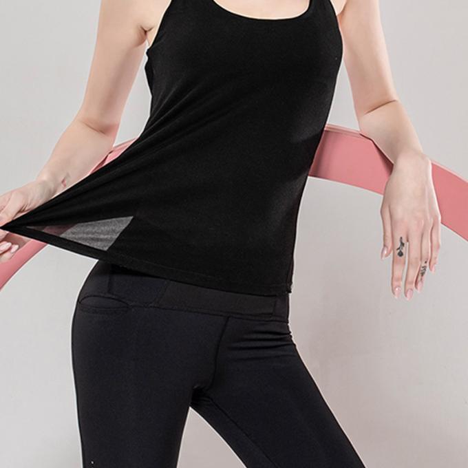 Os esportes por atacado investem a roupa da aptidão das mulheres que corre a beleza superior para trás ostentam a parte superior fraca superior da ioga com sutiã