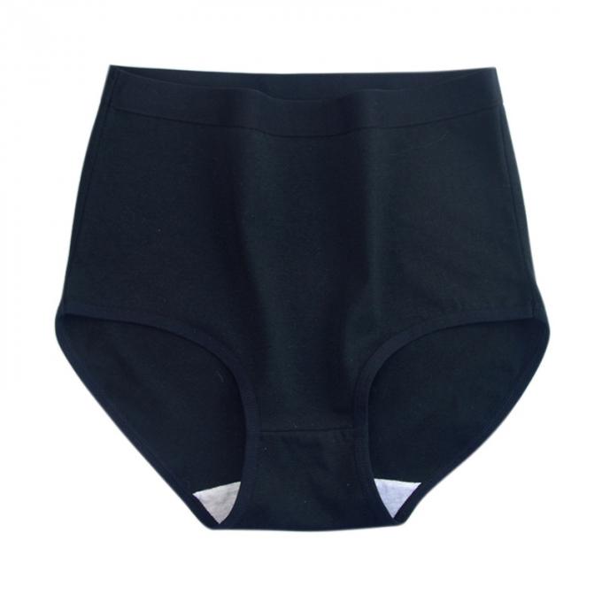 Cintura meados de do algodão do roupa interior do tamanho do sinal de adição das mulheres por atacado nenhuma cuecas das senhoras da cobertura total superior do queque breve