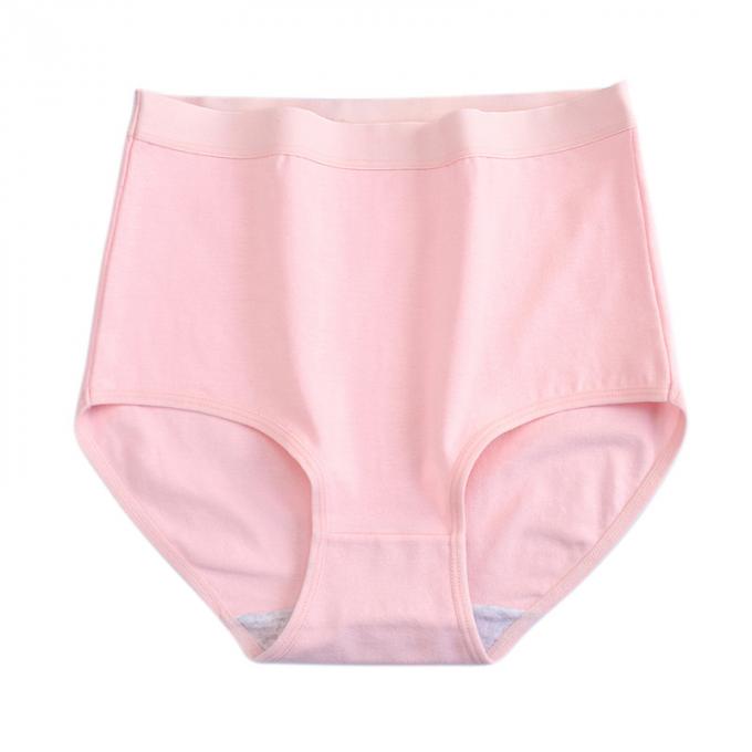 Cintura meados de do algodão do roupa interior do tamanho do sinal de adição das mulheres por atacado nenhuma cuecas das senhoras da cobertura total superior do queque breve