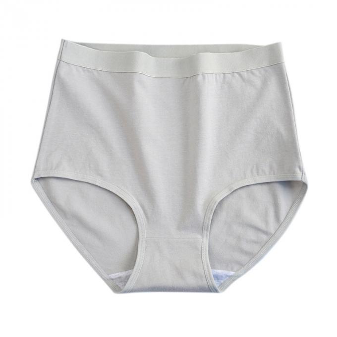 Cintura meados de do algodão do roupa interior do tamanho do sinal de adição das mulheres por atacado nenhuma cuecas das senhoras da cobertura total superior do queque breve