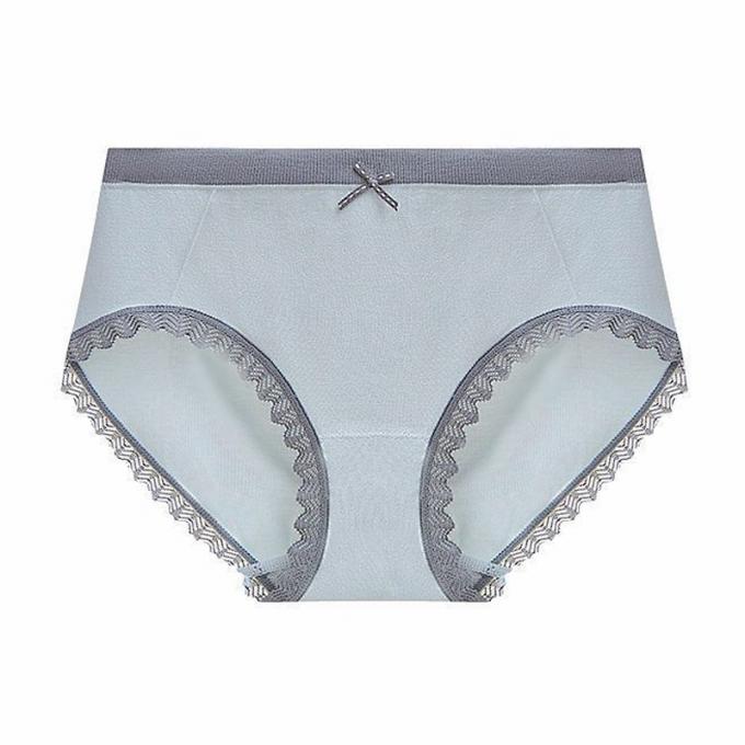 A cuecas por atacado do roupa interior ata o calcinha do biquini para mulheres meados de sem emenda do roupa interior do algodão da cintura das mulheres