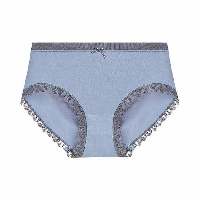 A cuecas por atacado do roupa interior ata o calcinha do biquini para mulheres meados de sem emenda do roupa interior do algodão da cintura das mulheres