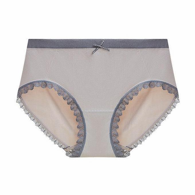 A cuecas por atacado do roupa interior ata o calcinha do biquini para mulheres meados de sem emenda do roupa interior do algodão da cintura das mulheres
