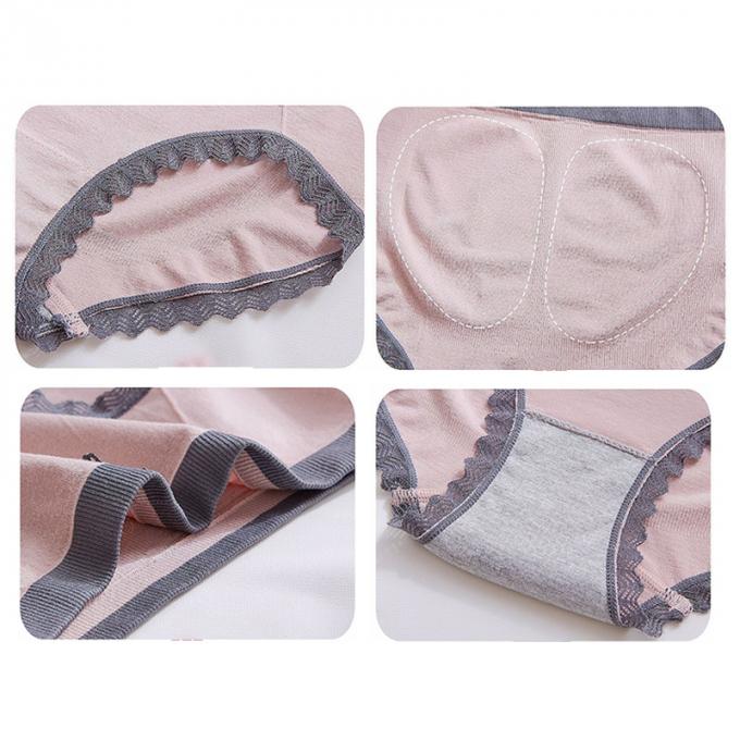A cuecas por atacado do roupa interior ata o calcinha do biquini para mulheres meados de sem emenda do roupa interior do algodão da cintura das mulheres