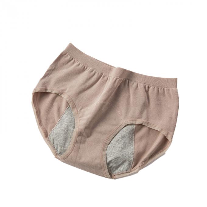 Cuecas fêmea de alta qualidade do roupa interior da cuecas menstrual portal íntimo por atacado da prova do escape dos biquinis do Alto-corte da cuecas do período