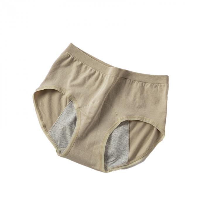 Cuecas fêmea de alta qualidade do roupa interior da cuecas menstrual portal íntimo por atacado da prova do escape dos biquinis do Alto-corte da cuecas do período