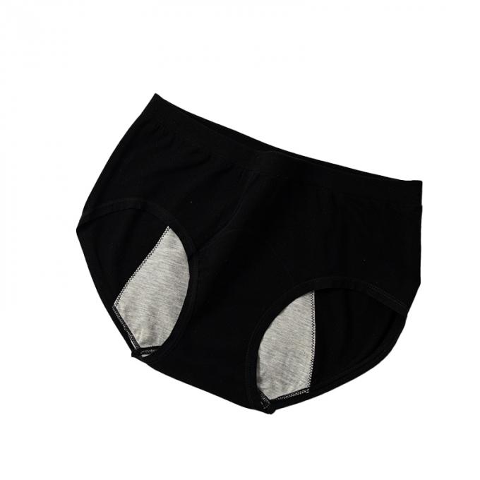 Cuecas fêmea de alta qualidade do roupa interior da cuecas menstrual portal íntimo por atacado da prova do escape dos biquinis do Alto-corte da cuecas do período