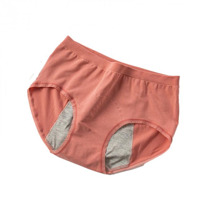 Cuecas fêmea de alta qualidade do roupa interior da cuecas menstrual portal íntimo por atacado da prova do escape dos biquinis do Alto-corte da cuecas do período