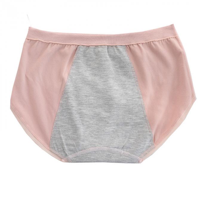 Cuecas fêmea de alta qualidade do roupa interior da cuecas menstrual portal íntimo por atacado da prova do escape dos biquinis do Alto-corte da cuecas do período