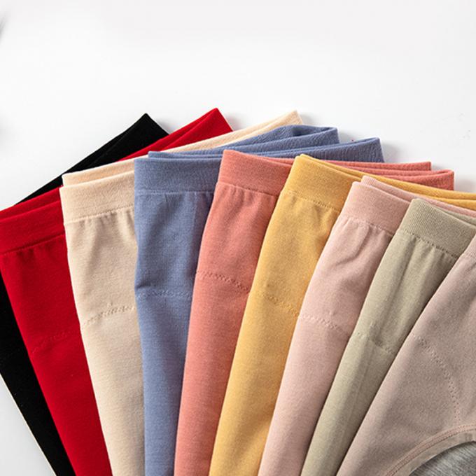 Cuecas fêmea de alta qualidade do roupa interior da cuecas menstrual portal íntimo por atacado da prova do escape dos biquinis do Alto-corte da cuecas do período