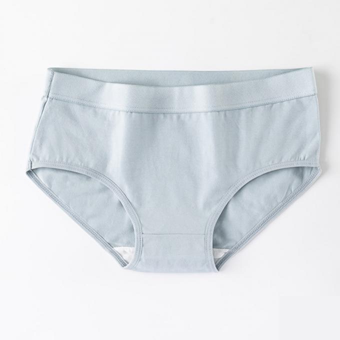 Algodão meados de sem emenda novo do roupa interior das mulheres da cintura do estilo japonês do biquini da cuecas do roupa interior da forma