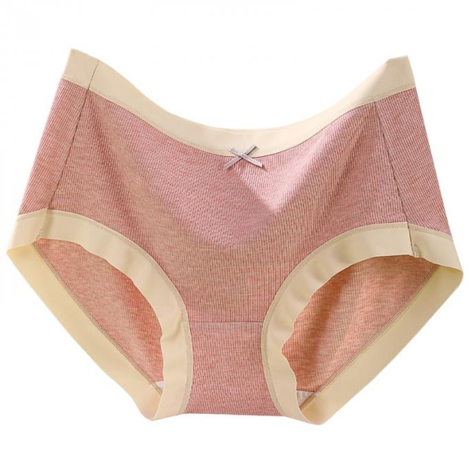 O algodão médio de Traceless da cintura da menina por atacado respirável mais o roupa interior do tamanho 3 camadas escapa a cuecas das mulheres da prova