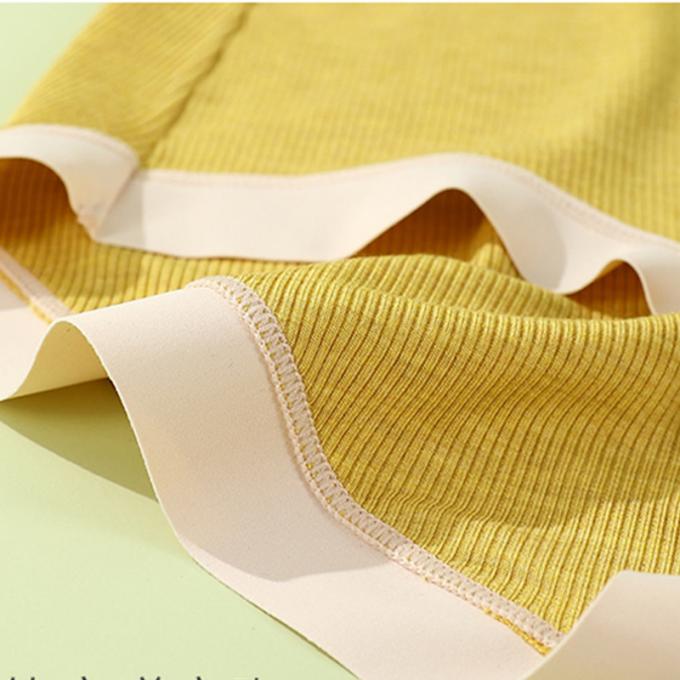 O algodão médio de Traceless da cintura da menina por atacado respirável mais o roupa interior do tamanho 3 camadas escapa a cuecas das mulheres da prova