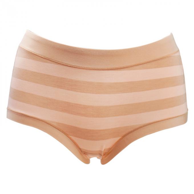 Cuecas listrada modal por atacado para respirável confortável do estilo japonês das senhoras mais o roupa interior das mulheres do tamanho