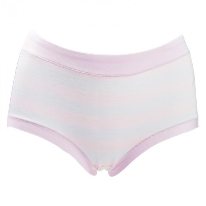 Cuecas listrada modal por atacado para respirável confortável do estilo japonês das senhoras mais o roupa interior das mulheres do tamanho