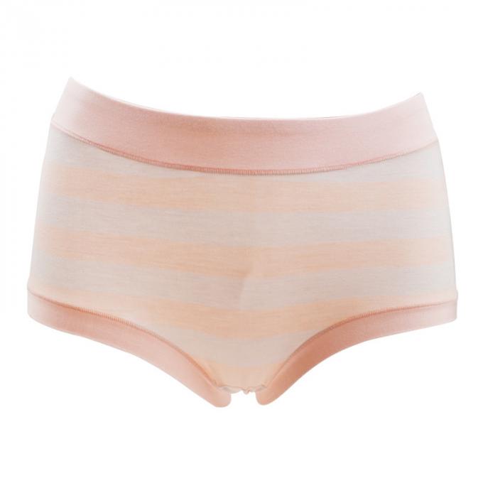 Cuecas listrada modal por atacado para respirável confortável do estilo japonês das senhoras mais o roupa interior das mulheres do tamanho
