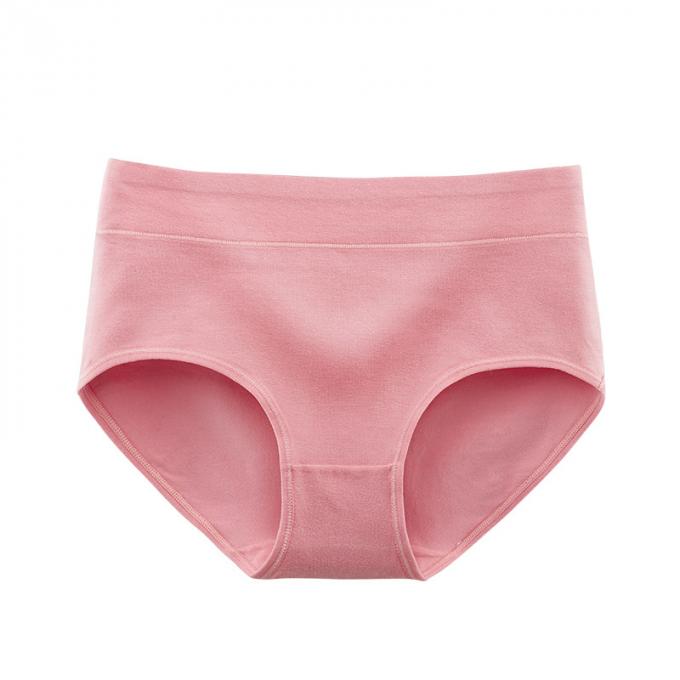 Roupa interior completo brandamente respirável meados de das mulheres do algodão da elevação das mulheres por atacado breve mais o tamanho para a cuecas das mulheres