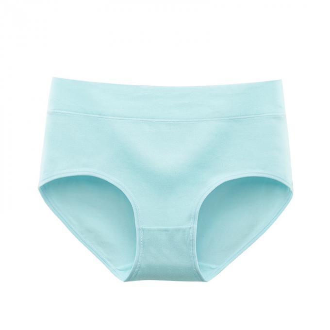 Roupa interior completo brandamente respirável meados de das mulheres do algodão da elevação das mulheres por atacado breve mais o tamanho para a cuecas das mulheres