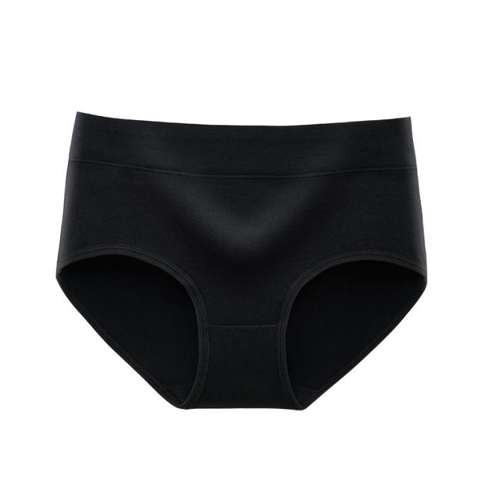 Roupa interior completo brandamente respirável meados de das mulheres do algodão da elevação das mulheres por atacado breve mais o tamanho para a cuecas das mulheres