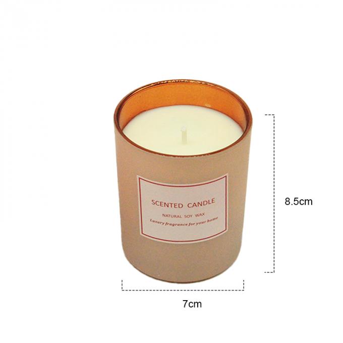 Vela Scented da cera sem fumaça Eco-amigável por atacado da cera da soja da aromaterapia com a caixa de presente da tampa para o aniversário Valentine Day Weddings