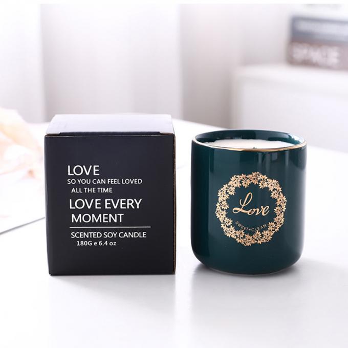 Venda por atacado natural de Valentine Day Weddings Scented Candles do aniversário do dia da mãe das velas de Rose Jasmine Scent Luxury da cera da soja