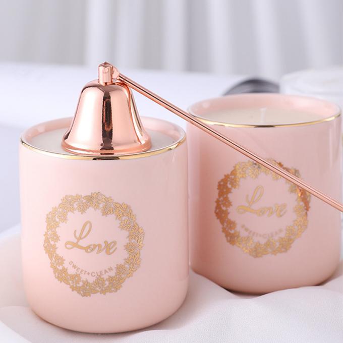 Venda por atacado natural de Valentine Day Weddings Scented Candles do aniversário do dia da mãe das velas de Rose Jasmine Scent Luxury da cera da soja