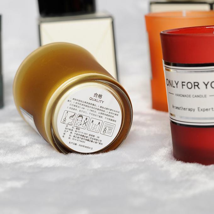 Vela Scented de relaxamento altamente Scented duradouro dos homens do vidro durável sem fumaça Eco-amigável por atacado