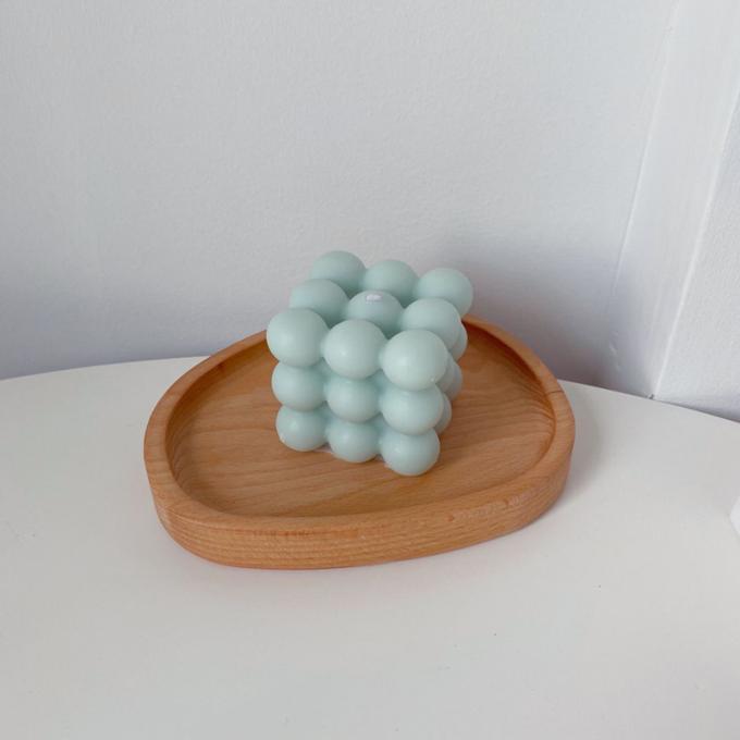 A marca própria por atacado da marca própria de Jasmine Tropical Amber Glass Jar da flor Scented o luxo das velas