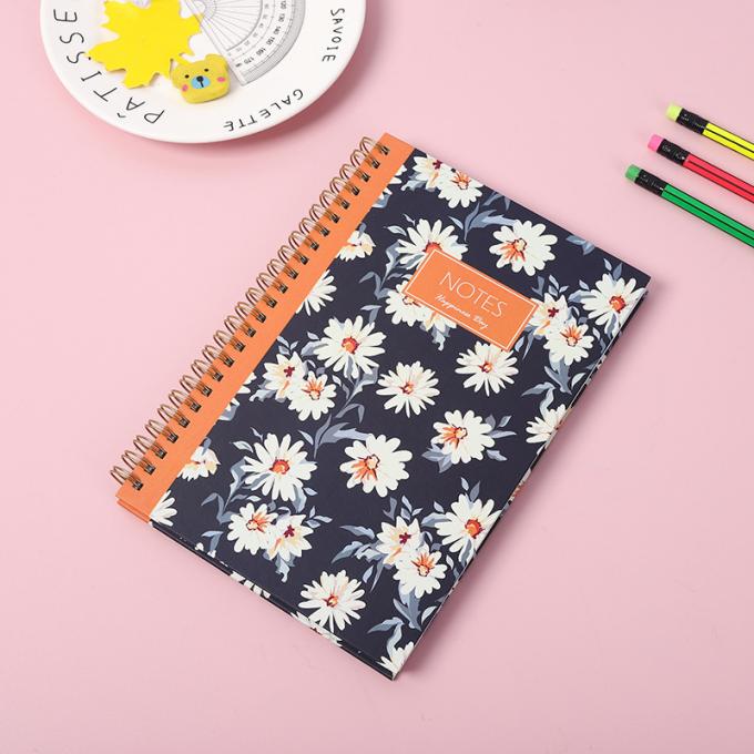 Dos cadernos relativos à promoção do negócio de Macaron A5 caderno espiral barato amigável maioria feito sob encomenda A4 de Eco
