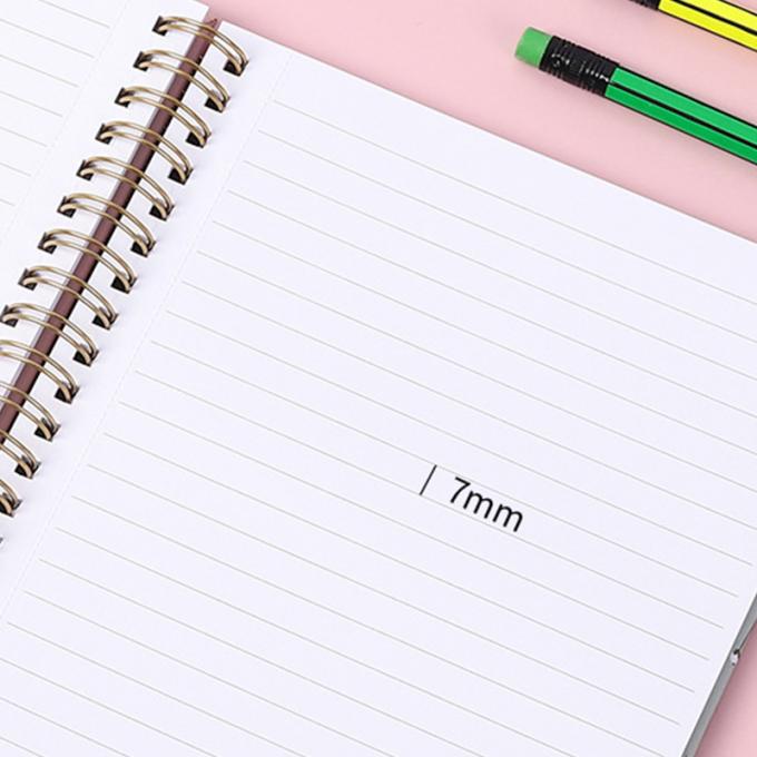 Dos cadernos relativos à promoção do negócio de Macaron A5 caderno espiral barato amigável maioria feito sob encomenda A4 de Eco
