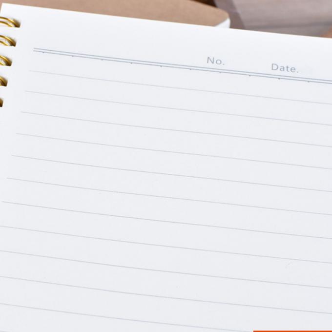 Espiral barata feita sob encomenda reciclada do caderno de Notebo dos cadernos do negócio por atacado -100% Eco-amigável