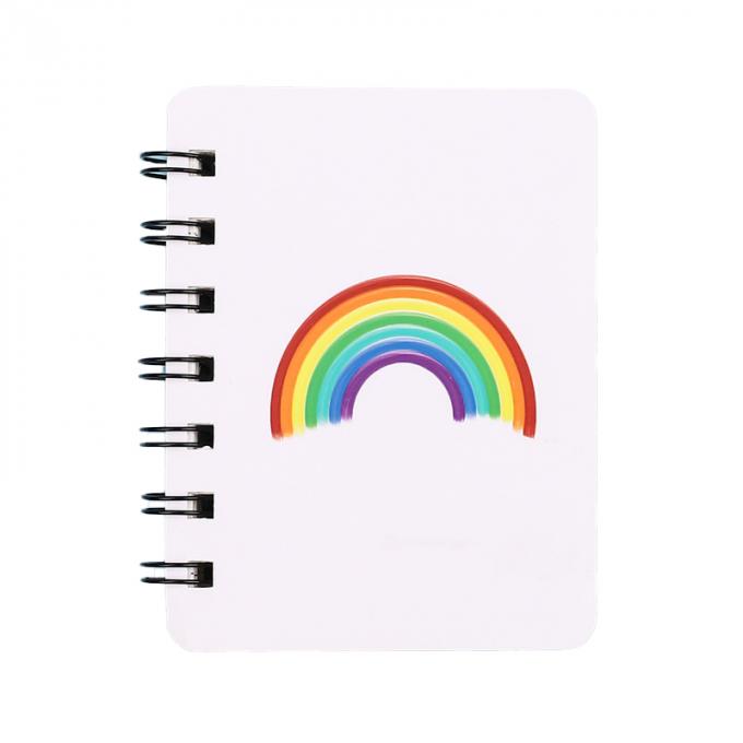 Mini Cartoon Spiral Wirebound Notebook criativo por atacado perfeito para os cadernos espirais do diário customizáveis