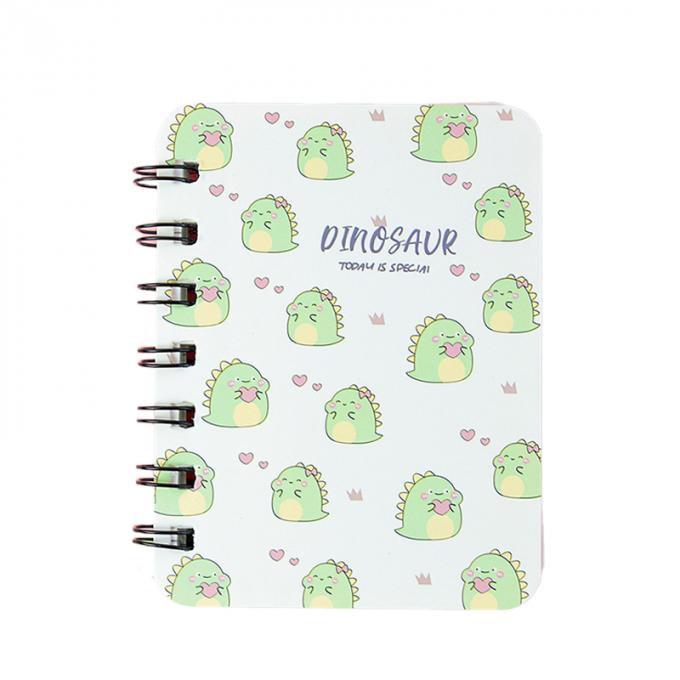 Mini Cartoon Spiral Wirebound Notebook criativo por atacado perfeito para os cadernos espirais do diário customizáveis