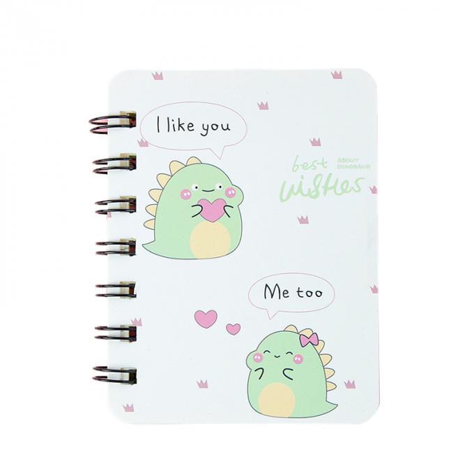 Mini Cartoon Spiral Wirebound Notebook criativo por atacado perfeito para os cadernos espirais do diário customizáveis