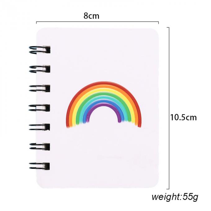 Mini Cartoon Spiral Wirebound Notebook criativo por atacado perfeito para os cadernos espirais do diário customizáveis