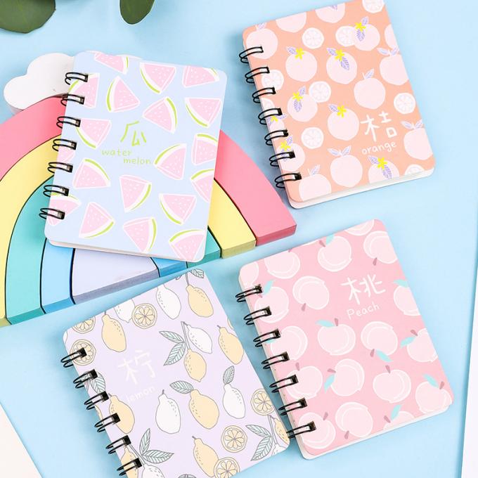 Mini Cartoon Spiral Wirebound Notebook criativo por atacado perfeito para os cadernos espirais do diário customizáveis