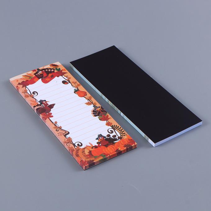 Blocos de notas magnéticos feitos sob encomenda do design floral por atacado para fazer a lista para notas pegajosas do ímã do refrigerador da lista do mantimento