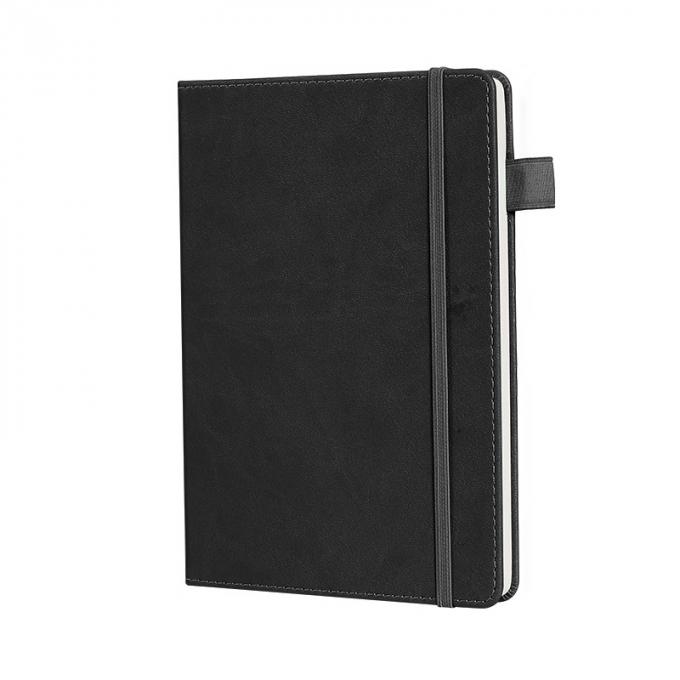 O negócio de couro por atacado do escritório do plutônio fornece a escrita Eco-amigável da capa dura com Pen Loop Thick Notebook