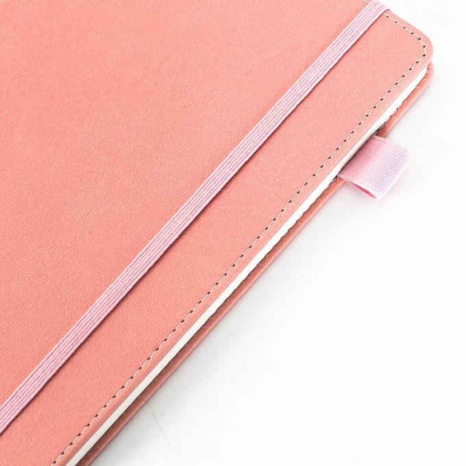 O negócio de couro por atacado do escritório do plutônio fornece a escrita Eco-amigável da capa dura com Pen Loop Thick Notebook