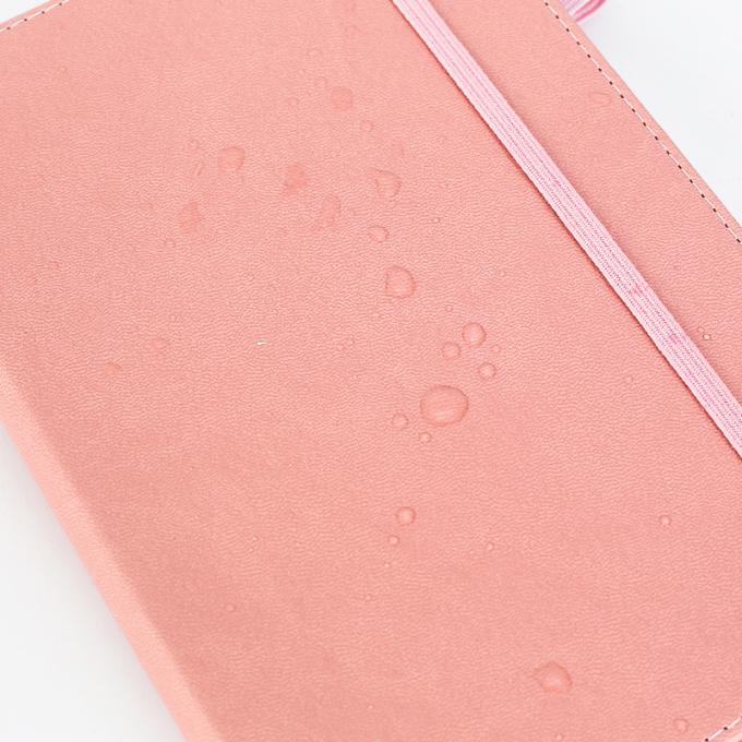 O negócio de couro por atacado do escritório do plutônio fornece a escrita Eco-amigável da capa dura com Pen Loop Thick Notebook